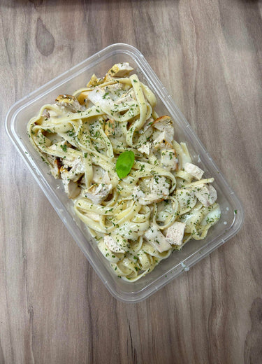Fettuccines poulet Alfredo